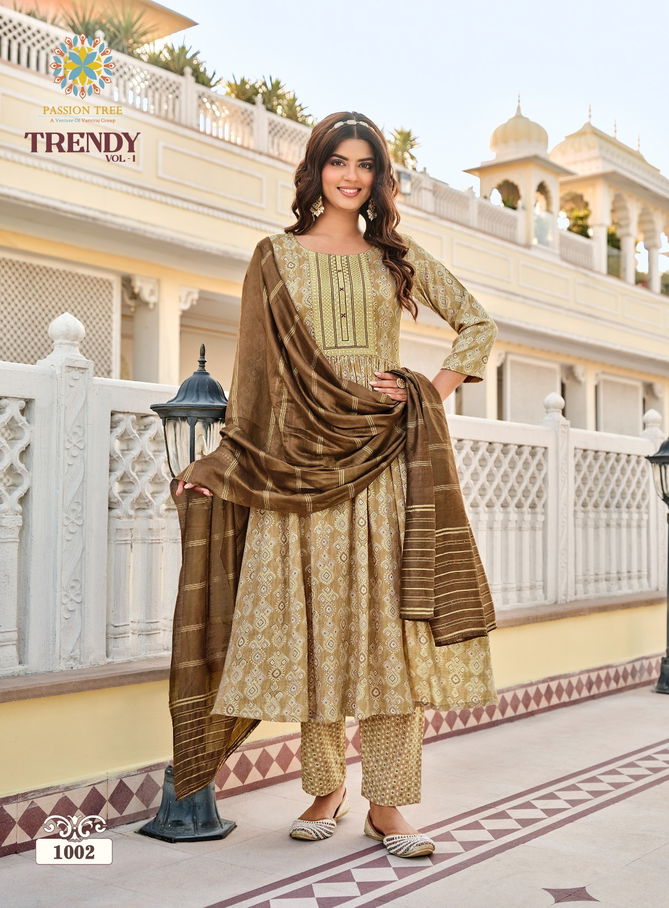 Trendy Vol 1 Passion Tree Naira Cut Kurti With Bottom Catalog